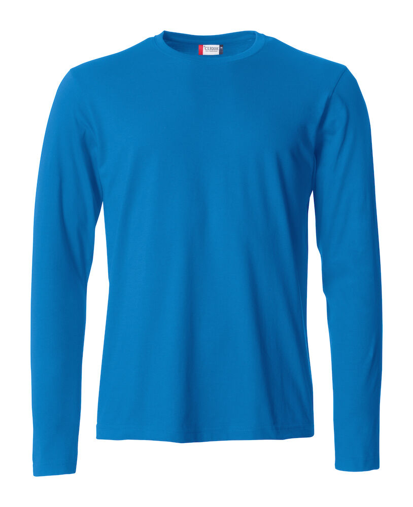 T-SHIRT M/LUNGA CLIQUE BASIC ROYAL BLUE