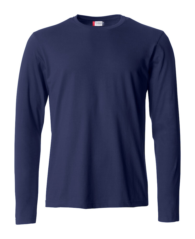 T-SHIRT M/LUNGA CLIQUE BASIC BLU NAVY