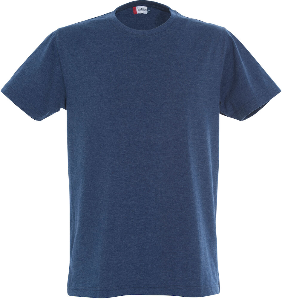 T-SHIRT NEW CLASSIC-T BLUE MELANGE