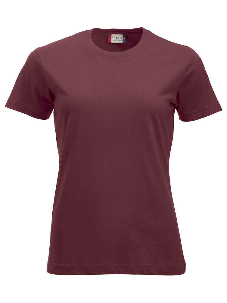 T-SHIRT NEW CLASSIC-T LADIES BORDEAUX