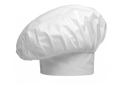 CAPPELLO CUOCO BIANCO MOD.BASIC ECO