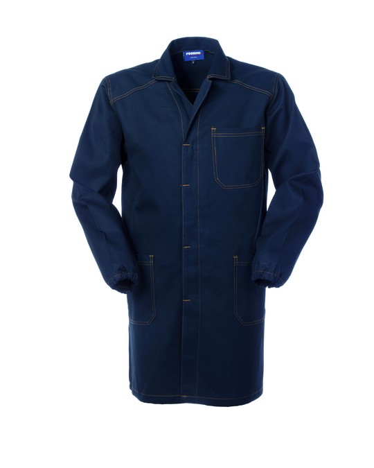 CAMICE LAVORO COTONE BLU