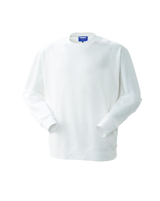 FELPA SPACE GIROCOLLO BIANCO