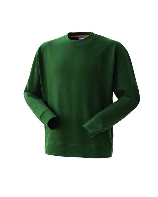 FELPA SPACE GIROCOLLO VERDE SCURO