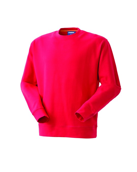 FELPA SPACE GIROCOLLO ROSSO