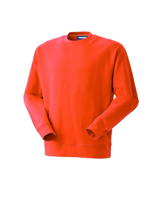 FELPA SPACE GIROCOLLO ARANCIONE