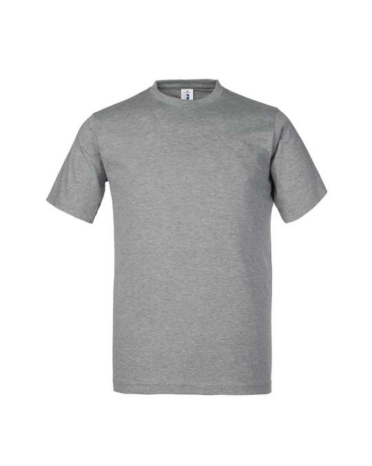 T-SHIRT COTONE/VISCOSA GRIGIO MELANGE