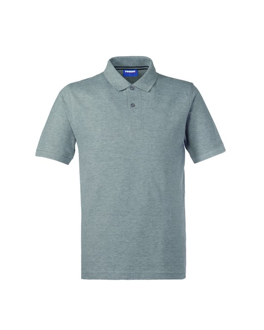 POLO UNISEX GRIGIO MELANGE