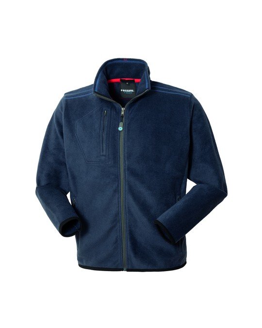 PILE TASK FULL ZIP BLU