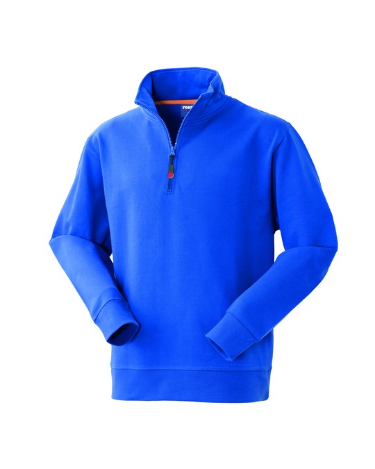 FELPA GRABBY 1/2 ZIP ROYAL