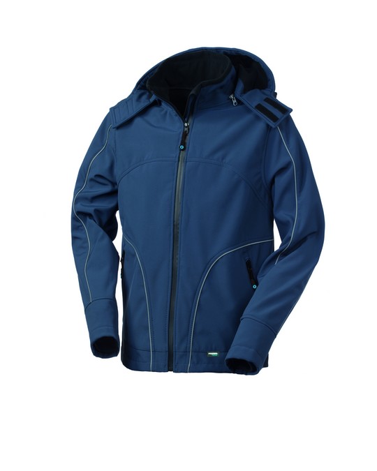 GIUBBOTTO SOFTSHELL NEW NYBORG BLU/NERO
