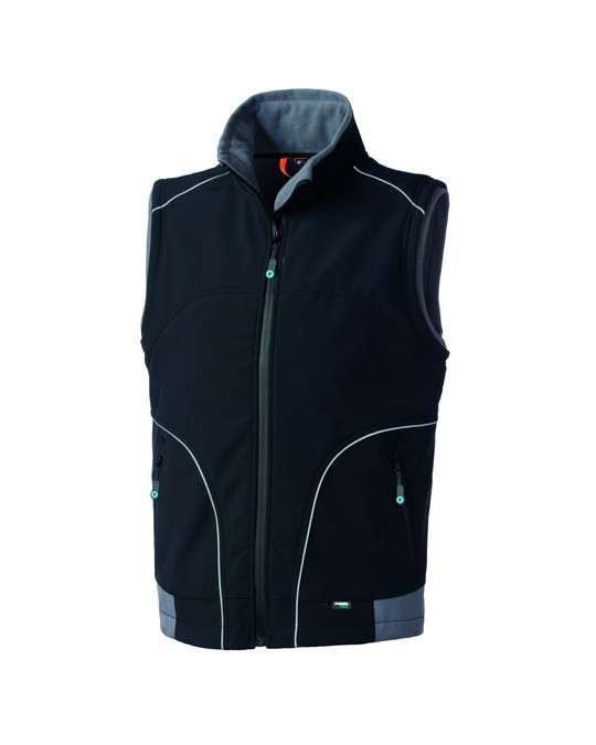 GILET SOFTSHELL PRESTON NERO/GRIGIO