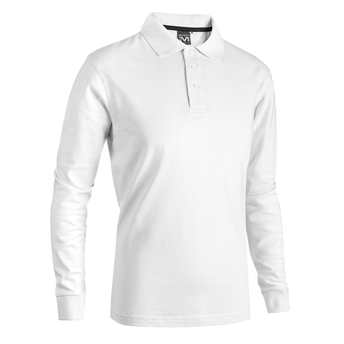 POLO BECKER MANICA LUNGA BIANCO
