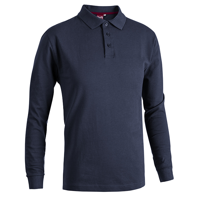 POLO BECKER MANICA LUNGA BLU NAVY