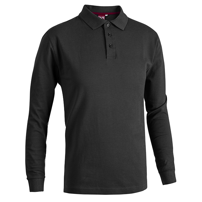 POLO BECKER MANICA LUNGA NERO