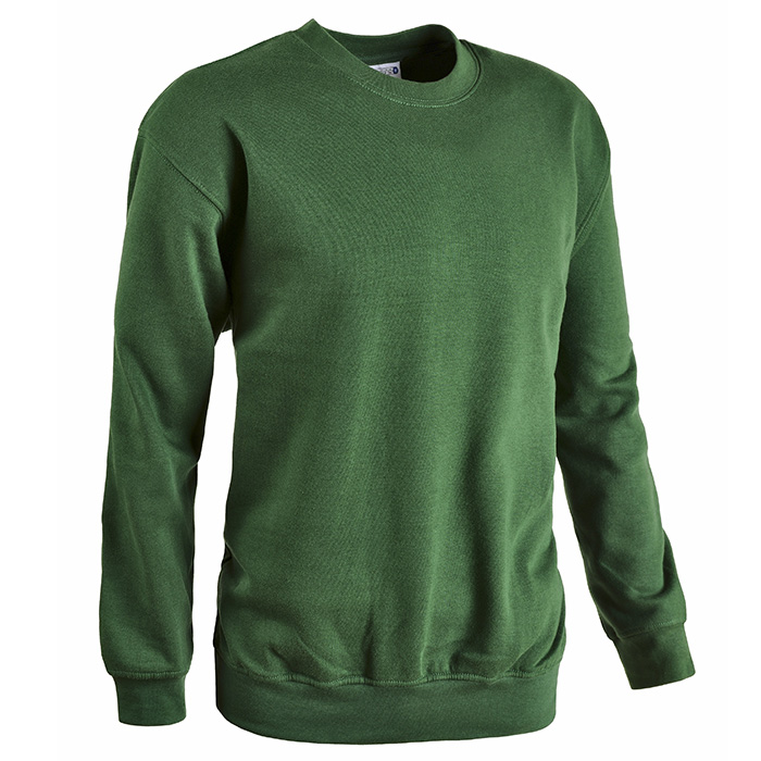 FELPA RING GIROCOLLO VERDE SCURO