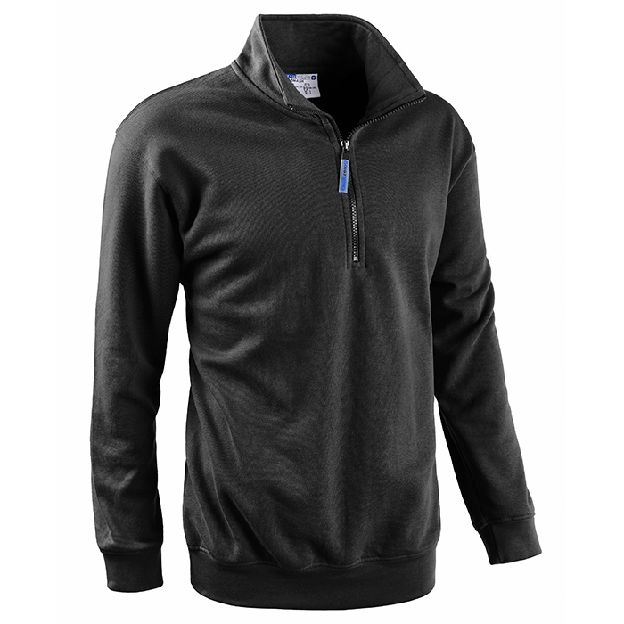 FELPA SMASH 1/2 ZIP NERO