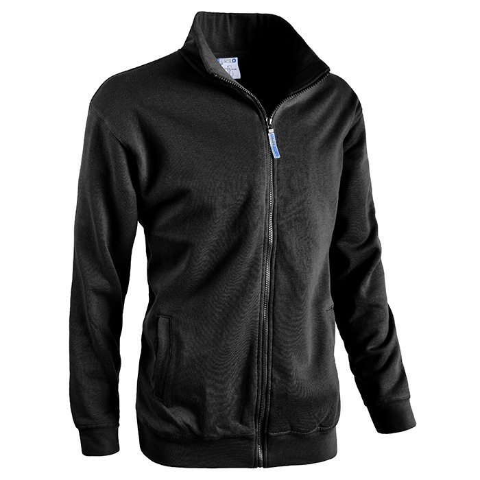 FELPA JUMP FULL ZIP NERO