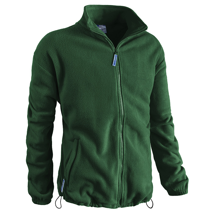PILE NORVEGIA FULL ZIP VERDE SCURO