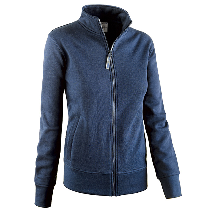 FELPA SKIP DONNA FULL ZIP BLU NAVY