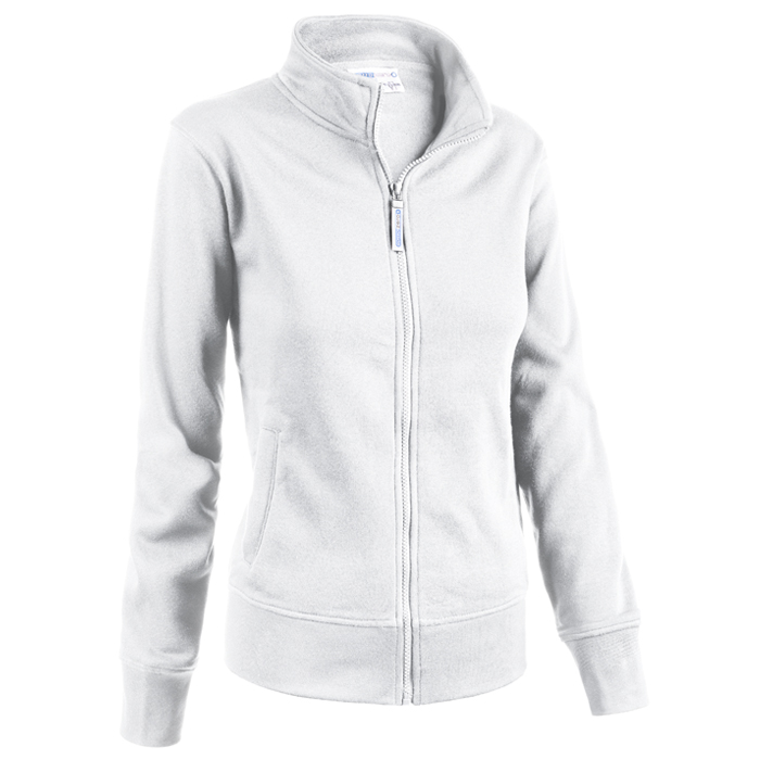 FELPA SKIP DONNA FULL ZIP BIANCO