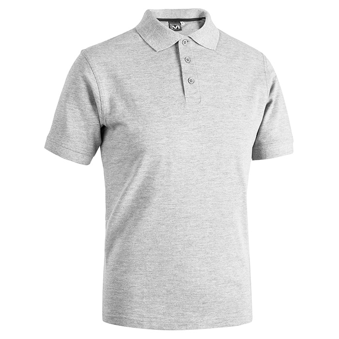 POLO UNISEX FOX GRIGIO MELANGE CHIARO